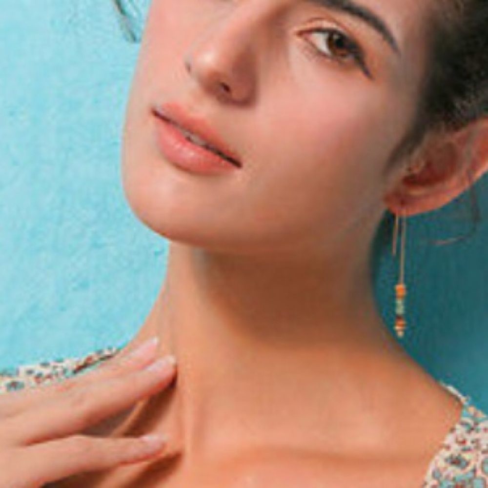 🆑New-Handmade Mixed Stone Earrings - Picture 2 of 2